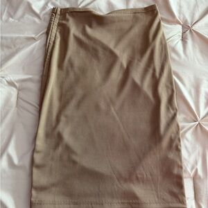 SHEIN Tan Pencil Skirt